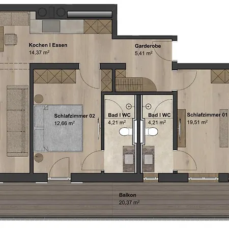 Hotel Garni Edelweiss Apartment *